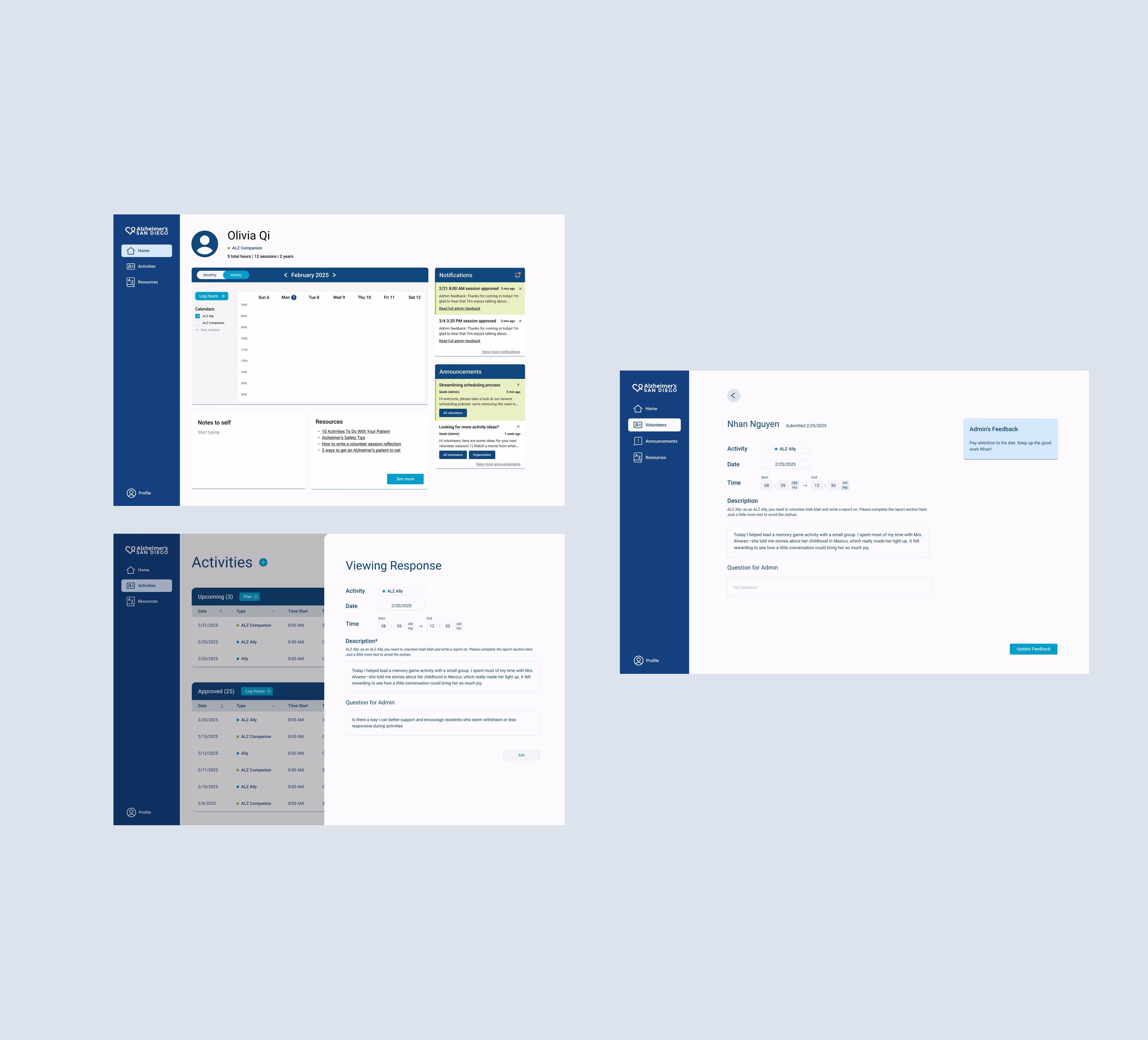 Final Prototype Screens